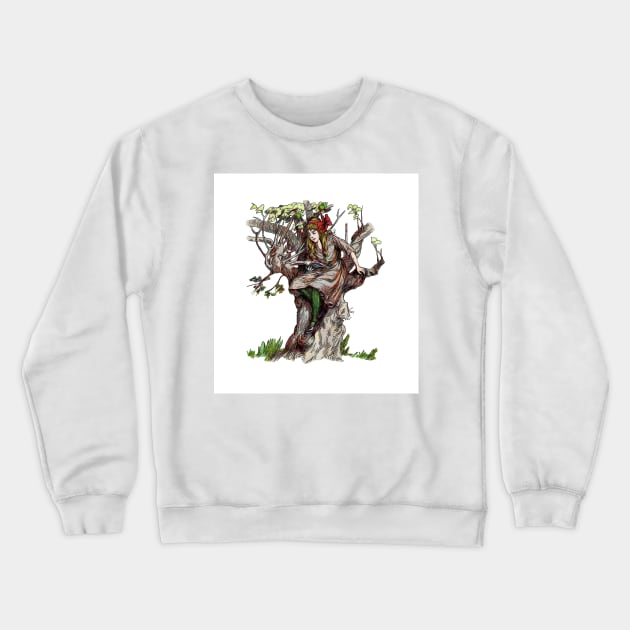 Taking a Botany Exam Crewneck Sweatshirt by PictureNZ